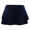 RuiBalletto Girls Women Ballet Skirts, Side Slit Dance Skirts, Pull On Elastic Waist Dance Skirt for Ballerina Navy view 4