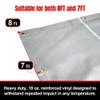 EALER HTST80 7FT/8FT x 16FT in 1 - Heavy Duty Hockey Shooting Tarp - Goal Practice Target -Built-in Shooter Tutor  Great Hockey Net Replacement - Garage & Wall Protection view 2