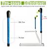 Oracra Speed Hurdles for Agility Training, Foam & Metal Practice Hurdles for Athletes, Adjustable Track & Field Hurdles Pole, Jumping Training Equipment view 3