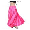 Belly Dance Skirt Shining Satin Long Skirt Swing Dancing Skirt Belly Dance skirt Sun Skirt 14 Colors Available(Red) view 4
