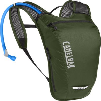 CamelBak HydroBak Light Bike Hydration Backpack, UltraLight LowProfile Design with 50oz Crux Reservoir, Army Green