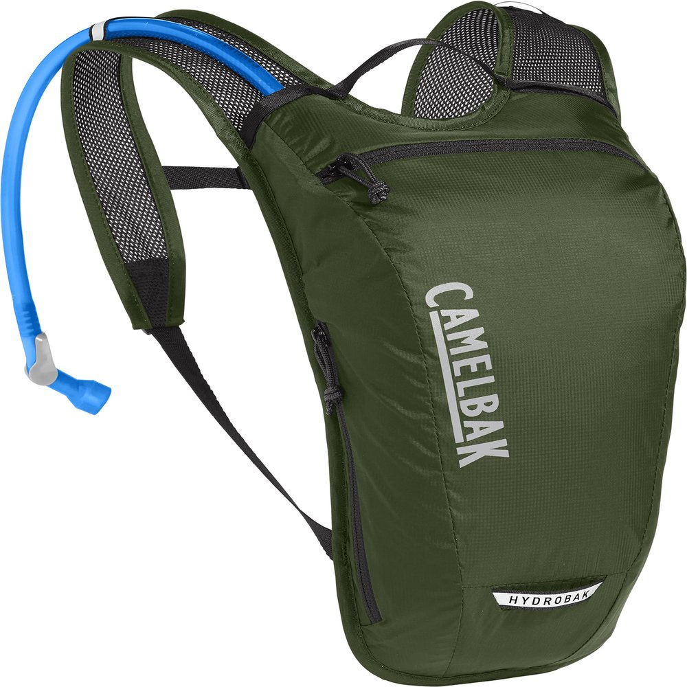 CamelBak HydroBak Light Bike Hydration Backpack, UltraLight LowProfile Design with 50oz Crux Reservoir, Army Green