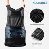 OrgaWise Soccer/Basketball Ball Bag With Handle and Strap, Mesh for Coaches, Sports Mesh Bag (Strap+Pocket+Handle, 27"x36"/70x90cm) view 2