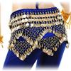 Belly Dance Skirt Scarf Belly Dancing Hip Scarf Dance Wrap Belt Bellydance Wrap Skirt(Light Purple) view 3