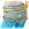 Belly Dance Skirt Scarf Belly Dancing Hip Scarf Dance Wrap Belt Bellydance Wrap Skirt(Light Purple) view 4