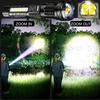 QARMAX 2PCS Upgraded A70 Tactical Led Flashlight, A70 Tactical Flashlight Ipx7, Economicalk Flashlight USB Rechargeable, 20000 Lumen Flashlight Shock-Resistant, Adjustable Zoom with 5 Modes view 4