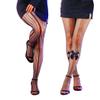 Miaband Sexy Fishnet Stockings Bow Transparent Pantyhose Lace Hight Waist Tights Mesh Stockings for Women2 Pairs (US, Alpha, One Size, Regular, Regular, black) view 1