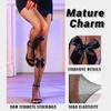 Miaband Sexy Fishnet Stockings Bow Transparent Pantyhose Lace Hight Waist Tights Mesh Stockings for Women2 Pairs (US, Alpha, One Size, Regular, Regular, black) view 3