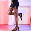 Miaband Sexy Fishnet Stockings Bow Transparent Pantyhose Lace Hight Waist Tights Mesh Stockings for Women2 Pairs (US, Alpha, One Size, Regular, Regular, black) view 4