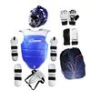 HXRROO 13 pcs Taekwondo Sparring Gear Set Ultimate Protective Gear for Taekwondo Karate Trainer Children Youth Adult (Blue, 5#) view 1