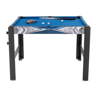 AGULIUM Multi Game Table 5-in-1 Combo Game Table Billiards Basketball Hockey Ping Pong Bow and Arrow Portable Game Tables for Adults Kids Home Game Room Outdoor(36.2 x 18.1 x 28.7in)