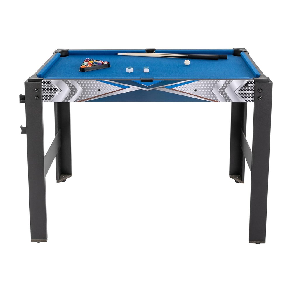 AGULIUM Multi Game Table 5-in-1 Combo Game Table Billiards Basketball Hockey Ping Pong Bow and Arrow Portable Game Tables for Adults Kids Home Game Room Outdoor(36.2 x 18.1 x 28.7in)