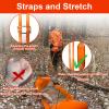 Vecacosic 1.2MM Thickened Deer Drag Sled Tear-Resistant Deer Dragging Sled Game Hauler for Hunting with Odocoileus virginianus Drag Harness and Handle, Save Effort Hunting Gear Accessories view 4