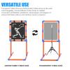 Baseball Strike Zone Target - Interchangeable Transparent Or Fabric Targets,Sturdy PVC Frame, Adjustable Tripod Stand, Ideal for Plastic Balls Training and Games view 2