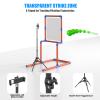 Baseball Strike Zone Target - Interchangeable Transparent Or Fabric Targets,Sturdy PVC Frame, Adjustable Tripod Stand, Ideal for Plastic Balls Training and Games view 3
