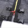 FSDIYU Trampoline Safety Net Replacement, Trampoline Enclosure Surround Netting with Zippers and Buckles, UV Resistant Tear Resistant Round Trampoline Accessories, Net Only, 14 FT - 8 Poles,Black view 3
