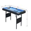 Premium 5.5 Ft Pool Table with Green Velvet Cloth and Complete Accessories, Material MDF with Wood PVC Billiard Table (Black+Blue(3)) view 3