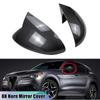 Compatible For Alfa Romeo Stelvio 2017-2023 Car Rearview Side Mirror Cover Wing Cap Exterior Sticker Door Rear View Case Trim Carbon Fiber(Gloss Black) view 3