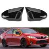 Compatible For Camry 2012-2017 Rearview Side Mirror Cover Wing Cap Sticker Exterior Door Rear View Case Trim Carbon Fiber Look Black(Carbon fibre) view 2