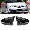 Compatible For Camry 2012-2017 Rearview Side Mirror Cover Wing Cap Sticker Exterior Door Rear View Case Trim Carbon Fiber Look Black(Carbon fibre) view 3