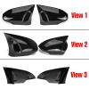 Compatible For Camry 2012-2017 Rearview Side Mirror Cover Wing Cap Sticker Exterior Door Rear View Case Trim Carbon Fiber Look Black(Carbon fibre) view 4
