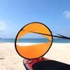 KJAOYU Sail Wind Paddle,Kayak Sail Wind Paddle,Compact and Foldable Sail for Kayaking and Canoeing - Eco Friendly, High Transparency Wind Paddle with Wide View and Easy Storage view 2