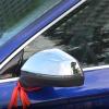 Compatible For Audi Q7 2016-2021 Q5 2019-2021 Car Rearview Replacement Side Mirror Cover Sticker Wing Cap Exterior Case Trim Carbon Fiber(Silver) view 2