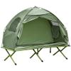 INTWGH Camping Tent Cot, Single Person Folding Cot Combo, Off-Ground Tent, Covered Outdoor Bed with Carry Bag for Hiking, Camping view 1