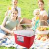Aqur2020 Insulated Portable Cooler Box, Outdoor Cooler with Heavy Duty Carry Handle, 13L Capacity, Airtight Lid, for Picnics Camping Fishing BBQ Beach (Red), Aqur20201wy2rbmuan-11 view 4