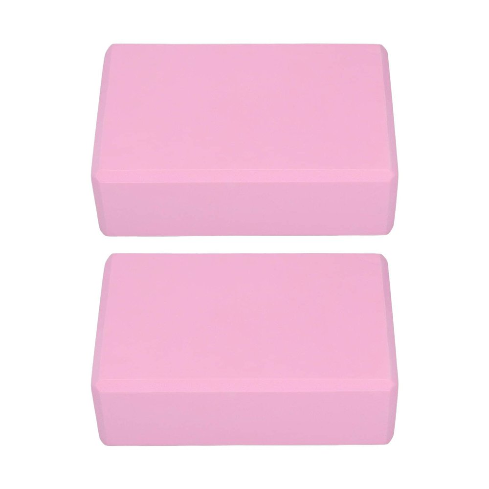 Yoga BlockFoam, Stability for Pilates and Meditation Provides Support Under Hands, Feet or Seats, Beveled Edges, Ideal for Yoga Poses, 15 x 22.5 x 7.5cm Size