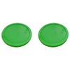 Fluorescent Air Hockey Pucks 3.25-Inch (82mm)  Set of 2  7mm Thick  High Visibility for Standard & Commercial Tables view 1