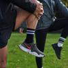 GoWith 4 Pairs Cotton Colorful Retro Thin Striped Socks for Men & Women, Casual Soft Lightweight Quarter Socks, Yellow, L/XL, Model 3501 view 3