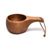210ml Outdoor Wood Cup Kuksa Camping Mug Coffee Milk Cups Mugs Acacia-Wood Drinkware Bushcrafts Artifact Kitchen view 1