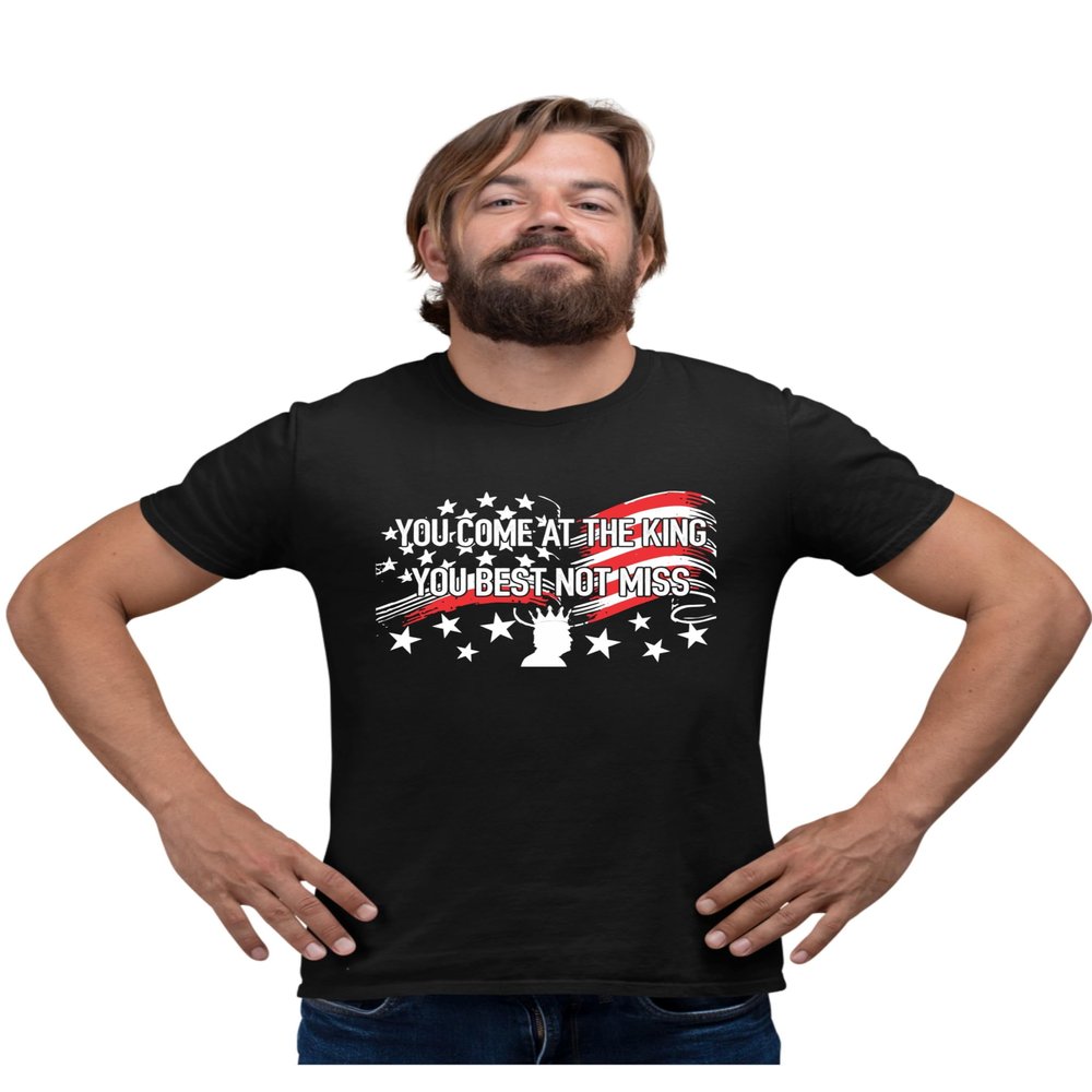 5X-Large Black Mens You Come at The King You Best Not Miss T-Shirt