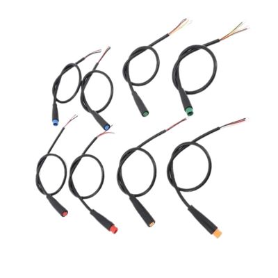 6mm M6 2/3/4/5 Pin Core Male Female Julet Electric Ebike Butt p/lug Power Cable Connector Waterprof Scooter Brake Signal(1pcs Female,3P)