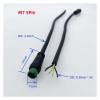 1/2Pcs M7 2 3 4 5 6 Pin Electric Bicycle Butt Joint p/lug Wiring Line Scooter Brake Cable Pluger Signal Connecting Wire 20CM(Male,5Pin) view 2