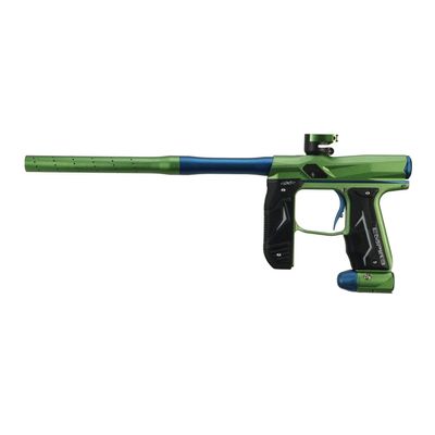 Empire Axe 2.0 Redline Paintball Marker Package w/Grey Halo Too Loader - Dust Mantis Green/Savoy Blue