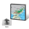Maps of North Korea Badge Lapel Pin Badge Clothes Backpack Hat Decoration view 3