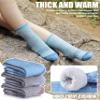 FNOVCO Kids Merino Wool Socks Boys Winter Warm Thick Thermal Cushion Hiking Socks 3 Pairs (8-12 Years, Solid Color B) view 3