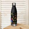 FLASK Sports Water Bottle - 17oz (500ml), Leak Proof - Stainless Steel Gym & Sport Bottles for Men, Women & Kids - Double Walled, Insulated for hot and cold liquids Thermos, Metal Canteen view 1