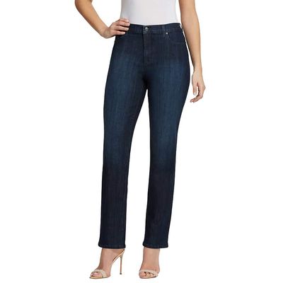 Gloria Vanderbilt Ladies' Amanda Stretch Denim Tapered Leg Jean Sizes 4-18 Short Length - 29, Scottsdale Blue