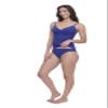 Profile by Gottex Solid Indigo V-Neck Surplice Tankini Bathing Suit Top with Soft Cups and Adjustable Straps view 4