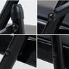 HONGXIAQRP Thickened Iyengar Yoga Chair, Multi-Purpose Metal Foldable Fitness Chair, Yoga with Lumbar Support and Stretching Assistant Chair.,Black PU Surface view 3