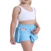 1 Pack Butterfly Flowy Shorts Skirts for Girls Tennis Cheer Stuff Athletic Preppy Running Sports Skirt for Teen (Light Blue, S) view 3