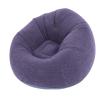 Yosoo Inflatable Lounge Chair Premium PVC Portable Folding Sofa, Soft Flocking Material, Resting and Sleeping Couch for Outdoor Camping and Picnics (Dark Blue) view 1