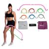 Gorilla Bow Lite Portable Home Gym System, Strength Training Equipment 100 Plus Workouts, All in One Exercise Equipment for Travel, Home Gym & Outdoor Workouts (Lite Bow, Pink, Heavy Bundle) view 1