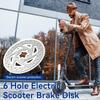 Generic 140mm Disc Brake Rotor Stainless Steel Electric Scooter Brake Disc Compatible with Ninebot,KUGOO, Speedway, Zero view 3