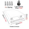 GMBAYUE Gymnastics Springboard, Portable Curved Spring Board, Training Springboard with Rubber Anti-Slip Mat Base, for Gymnastics Training, Home, Pool and Outdoor Exercise(Green,50x80cm(20x31.5in)) view 2