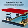 GMBAYUE Gymnastics Springboard, Portable Curved Spring Board, Training Springboard with Rubber Anti-Slip Mat Base, for Gymnastics Training, Home, Pool and Outdoor Exercise(Green,50x80cm(20x31.5in)) view 3