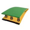 GMBAYUE Gymnastics Springboard, Adults Teens Springs Vault Equipment, Anti-Skid Springboard, Training Springboard with Rubber Anti-Slip Mat Base, for Gymnastics Beam Bar, Home Gym(Green)